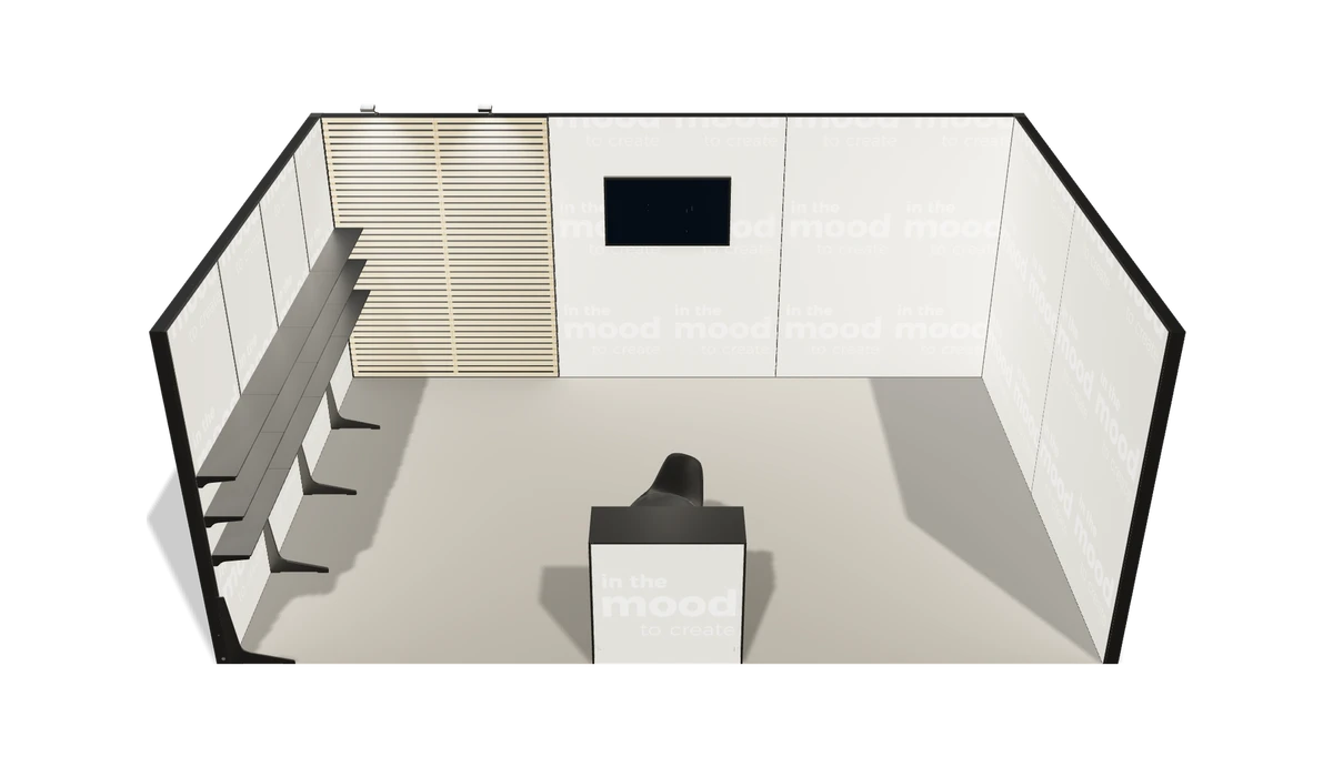Widok stoiska z góry