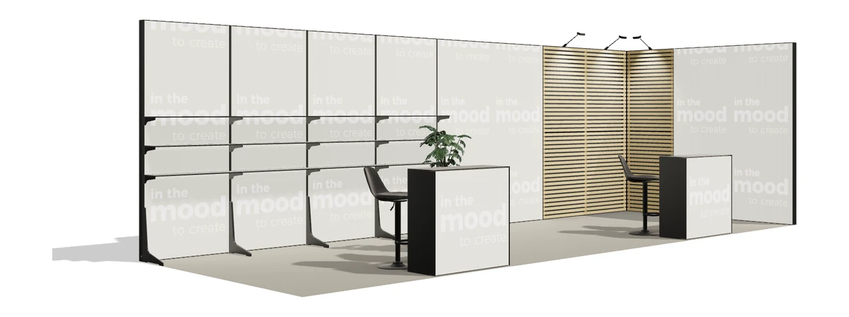 Okładka oferty stoiska stoisko narozne prawe 8x3 m100 led ekspozycyjny z0 r1 s0 l1 e0 p0 w2 m0 g0 a2 v2 o1
