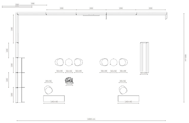 Rzut z wymiarami