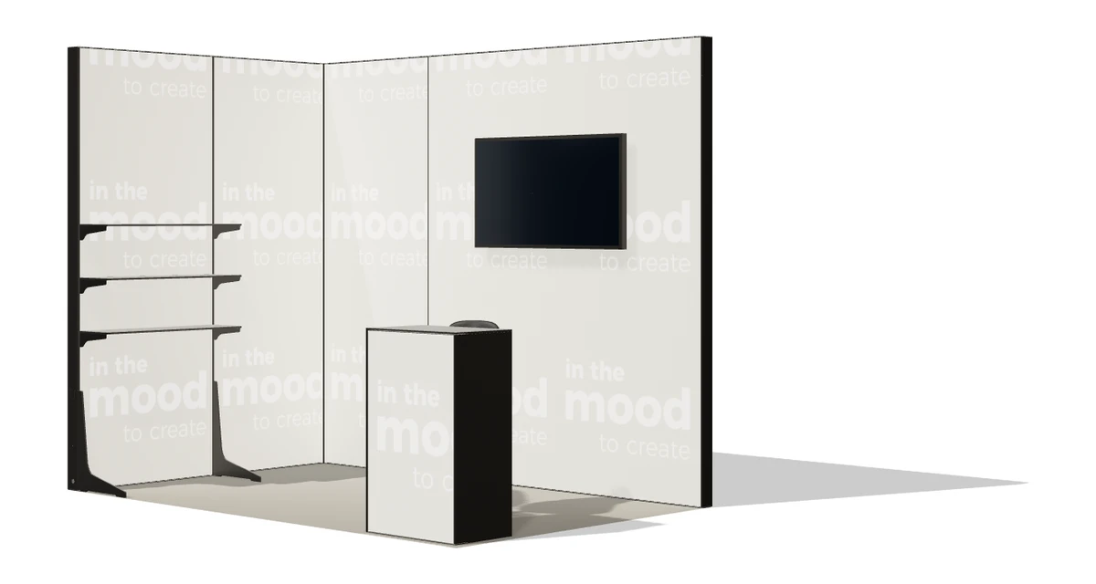 Okładka oferty stoiska stoisko narozne lewe 3x2 m100 led ekspozycyjny z0 r1 s0 l1 e1 p0 w0 m0 g0 a4 v2 o1