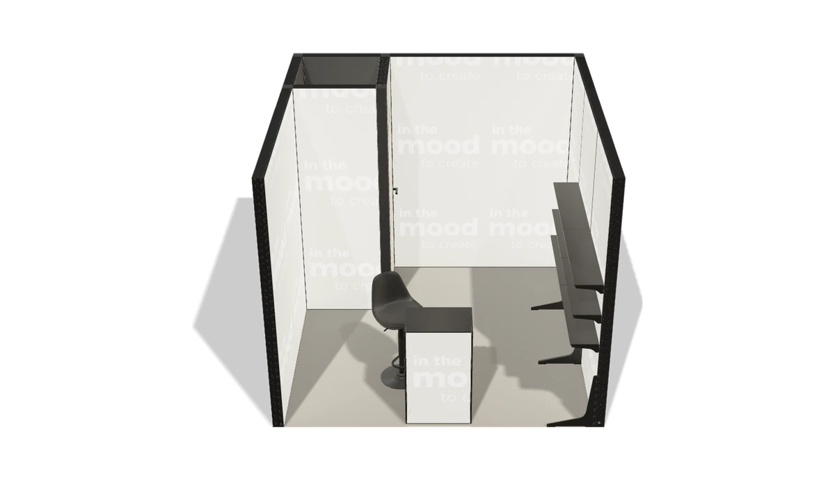 Widok stoiska z góry