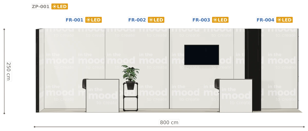 Elewacja ściany tylnej