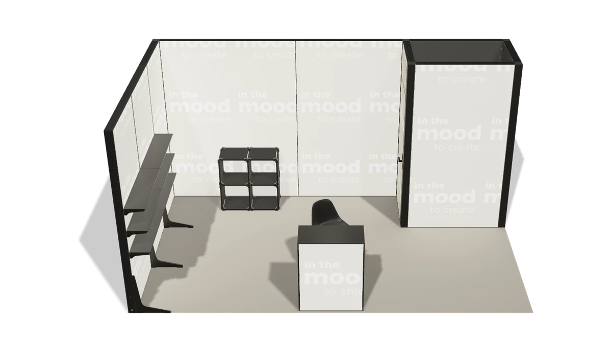 Widok stoiska z góry