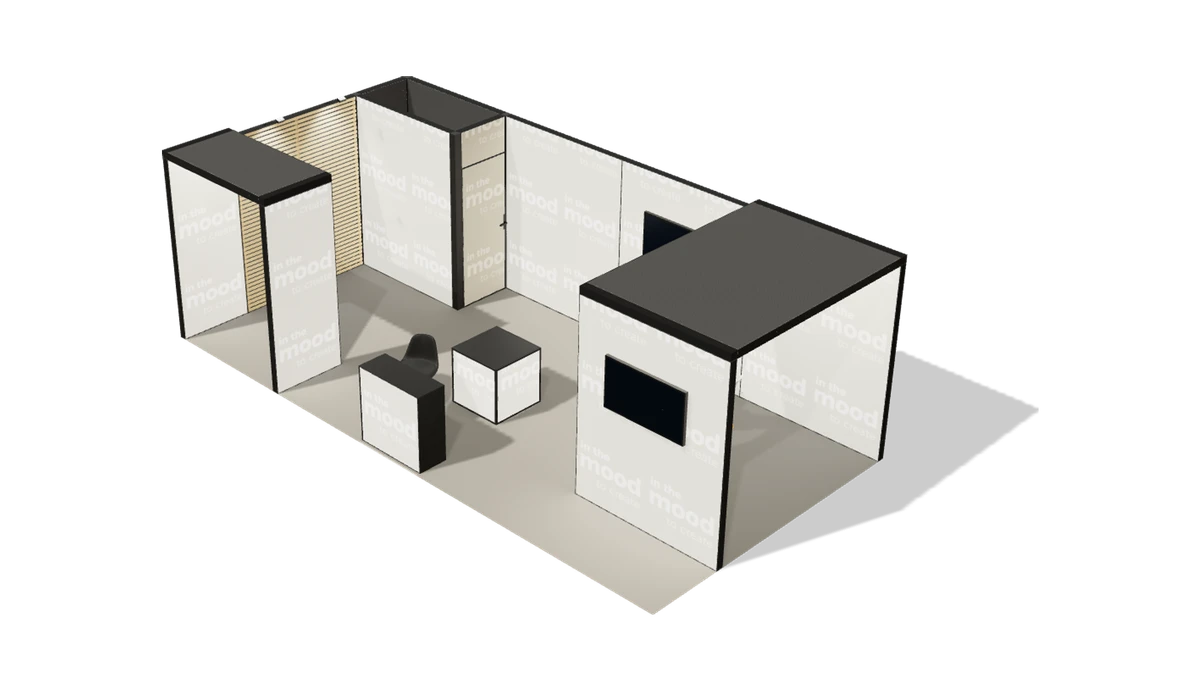 Widok stoiska z góry