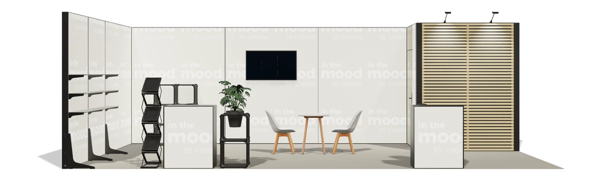 Okładka oferty stoiska stoisko narozne lewe 8x4 m100 led  ekspozycyjny z2 r1 s0 l1 e1 p0 w0 m0 g0 a1 v2a o4