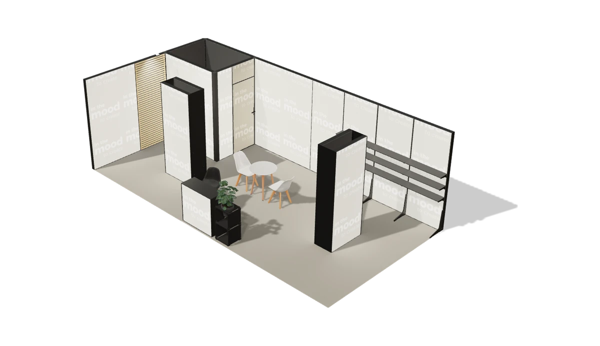 Widok stoiska z góry
