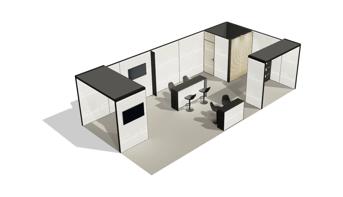 Widok stoiska z góry