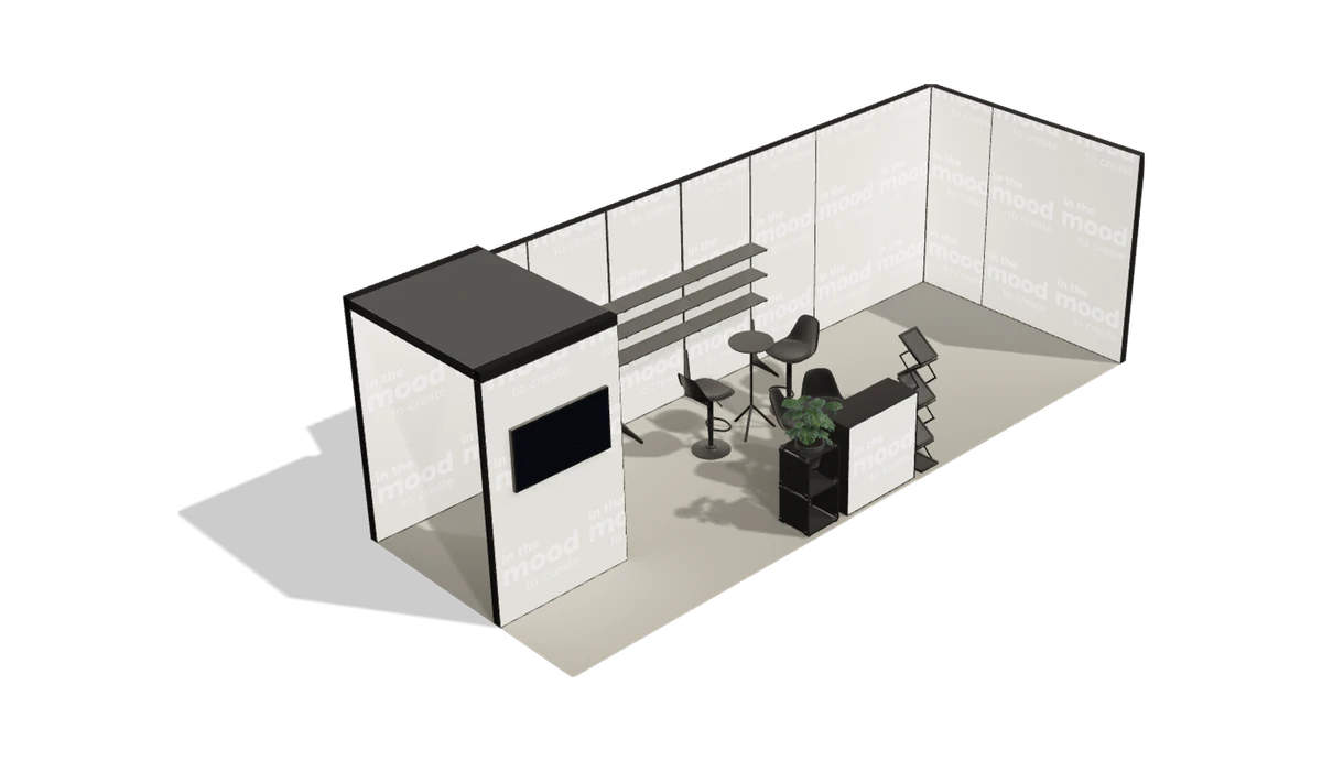 Widok stoiska z góry