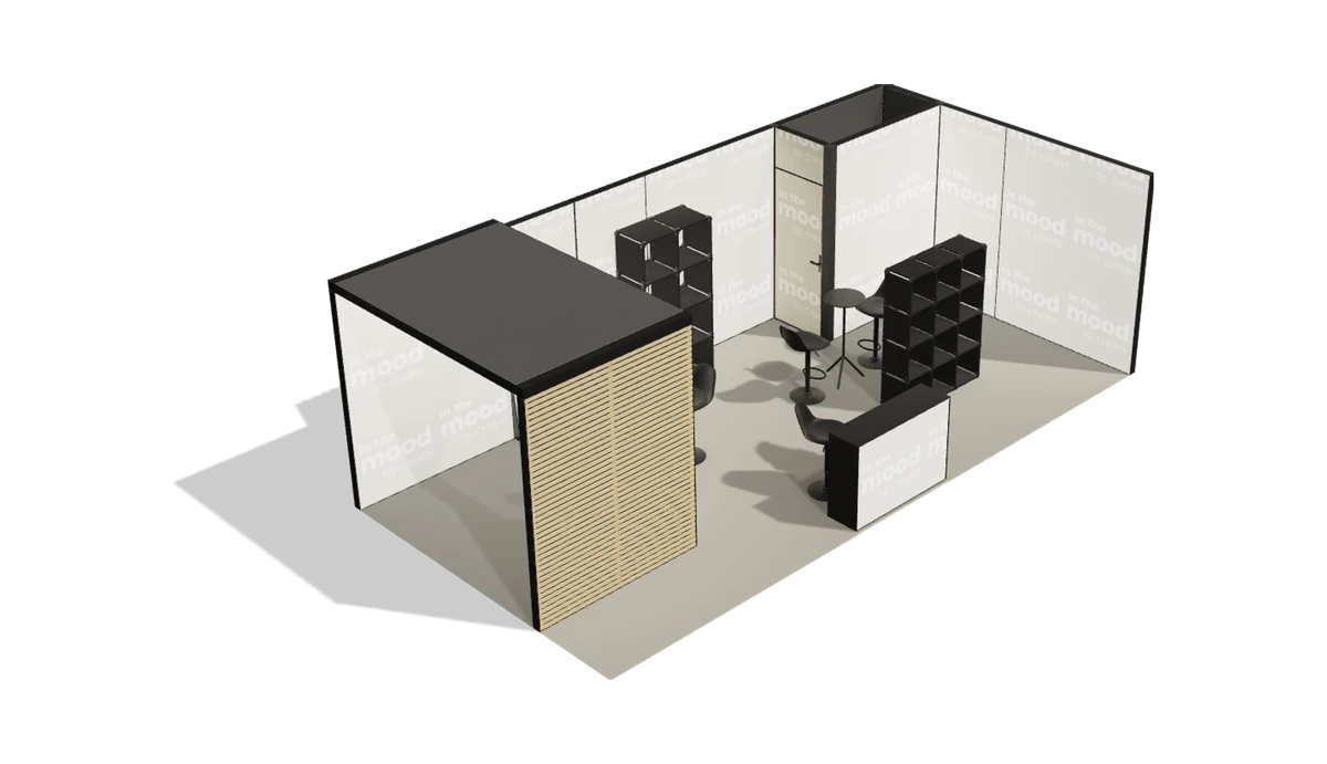 Widok stoiska z góry