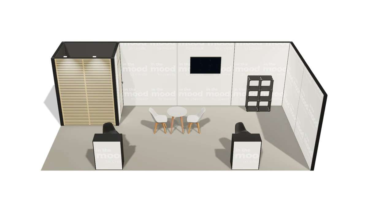 Widok stoiska z góry
