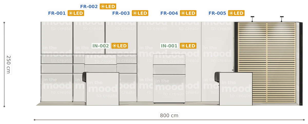 Elewacja ściany tylnej