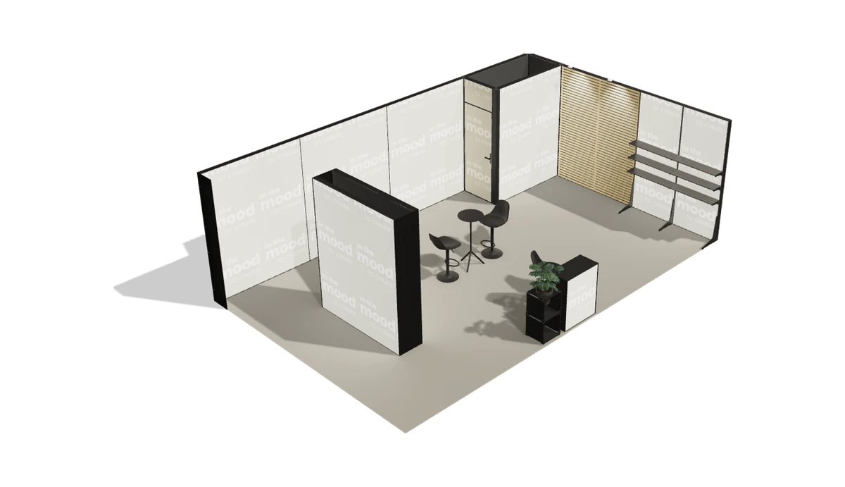 Widok stoiska z góry