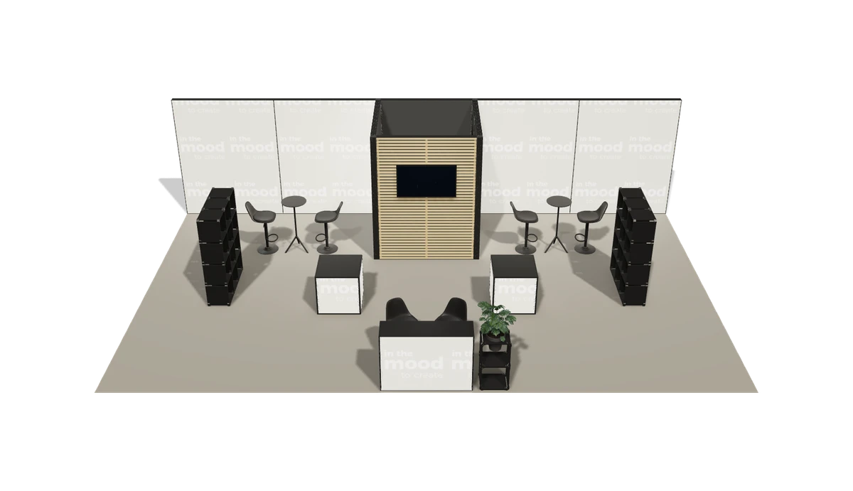 Widok stoiska z góry