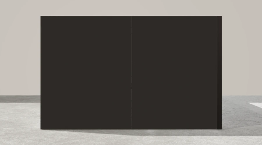 Z boku stoiska targowego stoisko szeregowe 6x4 m100 led  ekspozycyjny z1 r1 s0 l1 e0 p0 w2 m0 g0 a0 v2 o3