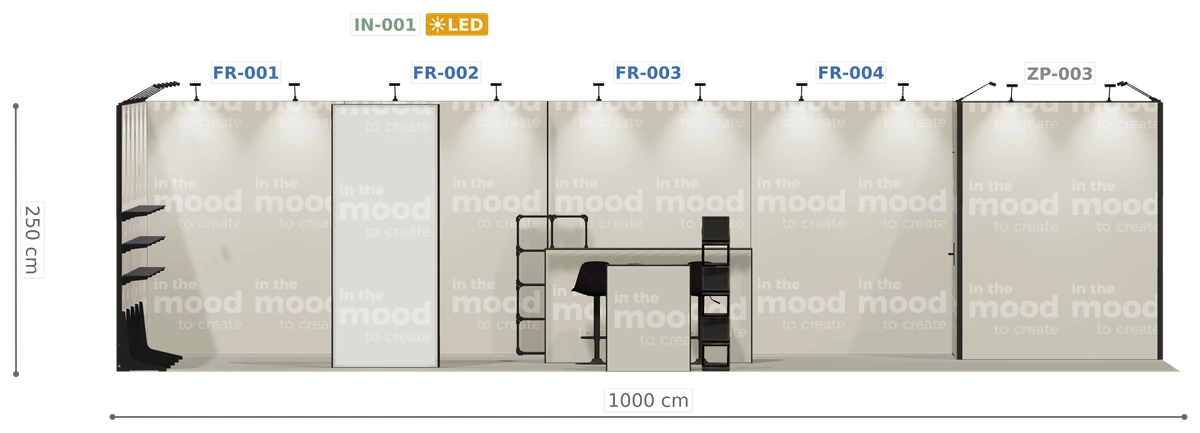 Elewacja ściany tylnej