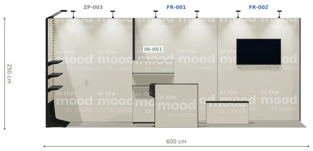 Elewacja ściany tylnej