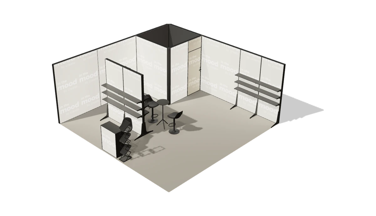 Widok stoiska z góry