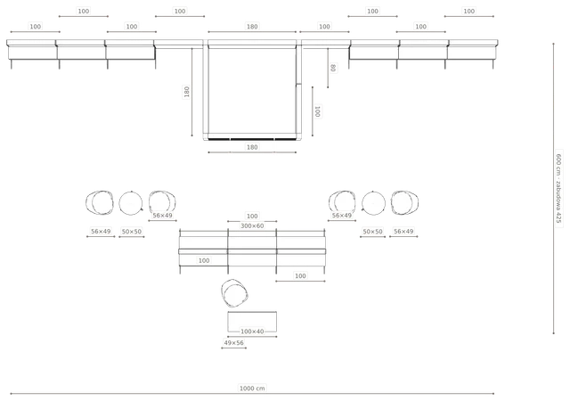 Rzut z wymiarami