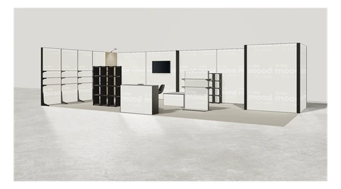 Stoisko w systemie M100 LED