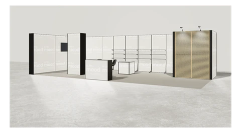 Stoisko w systemie M100 LED