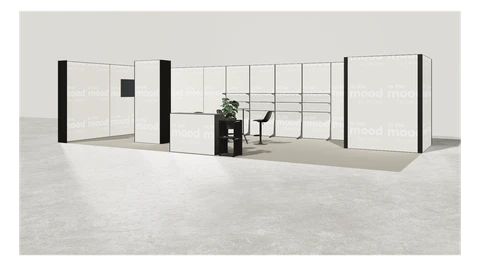 Stoisko w systemie M100 LED