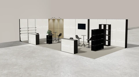 Stoisko w systemie M100 LED