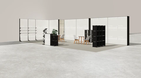 Stoisko w systemie M100 LED