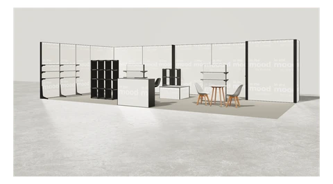 Stoisko w systemie M100 LED