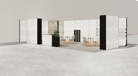 Stoisko w systemie M100 LED