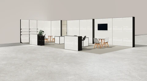 Stoisko w systemie M100 LED