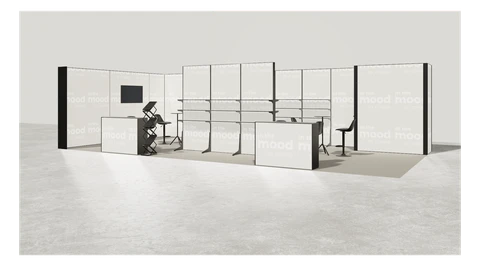 Stoisko w systemie M100 LED