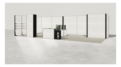 Stoisko w systemie M100 LED