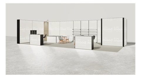 Stoisko w systemie M100 LED