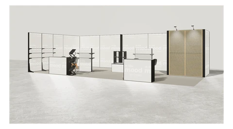 Stoisko w systemie M100 LED