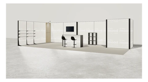Stoisko w systemie M100 LED