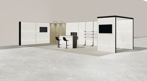 Stoisko w systemie M100 LED