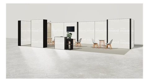 Stoisko w systemie M100 LED