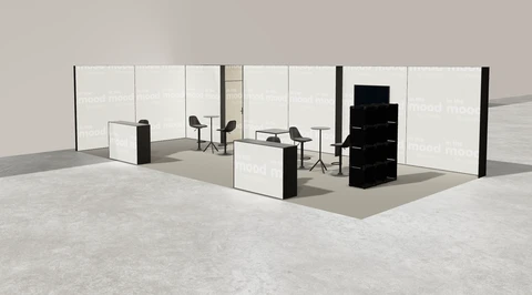 Stoisko w systemie M100 LED