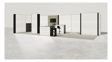 Stoisko w systemie M100 LED