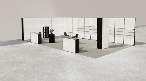 Stoisko w systemie M100 LED