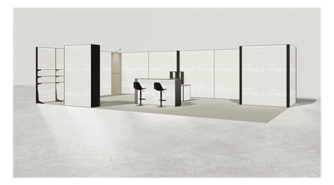 Stoisko w systemie M100 LED