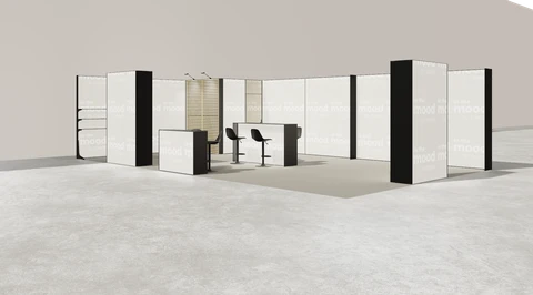 Stoisko w systemie M100 LED