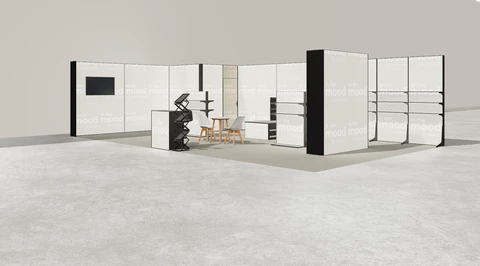 Stoisko w systemie M100 LED