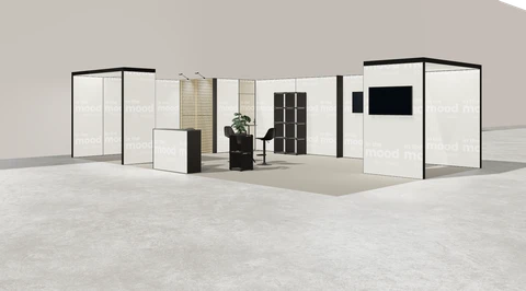 Stoisko w systemie M100 LED