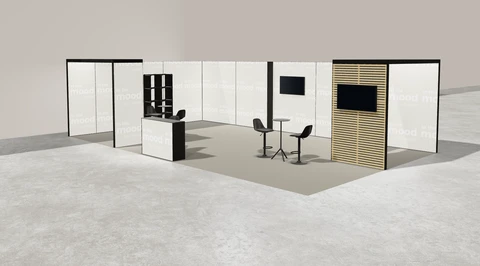 Stoisko w systemie M100 LED