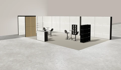 Stoisko w systemie M100 LED