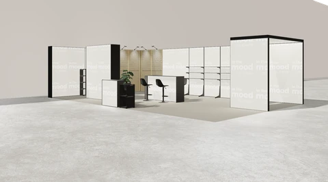 Stoisko w systemie M100 LED