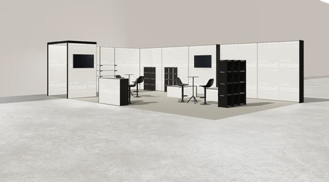 Stoisko w systemie M100 LED