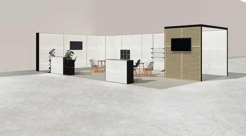Stoisko w systemie M100 LED