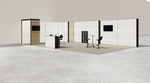 Stoisko w systemie M100 LED